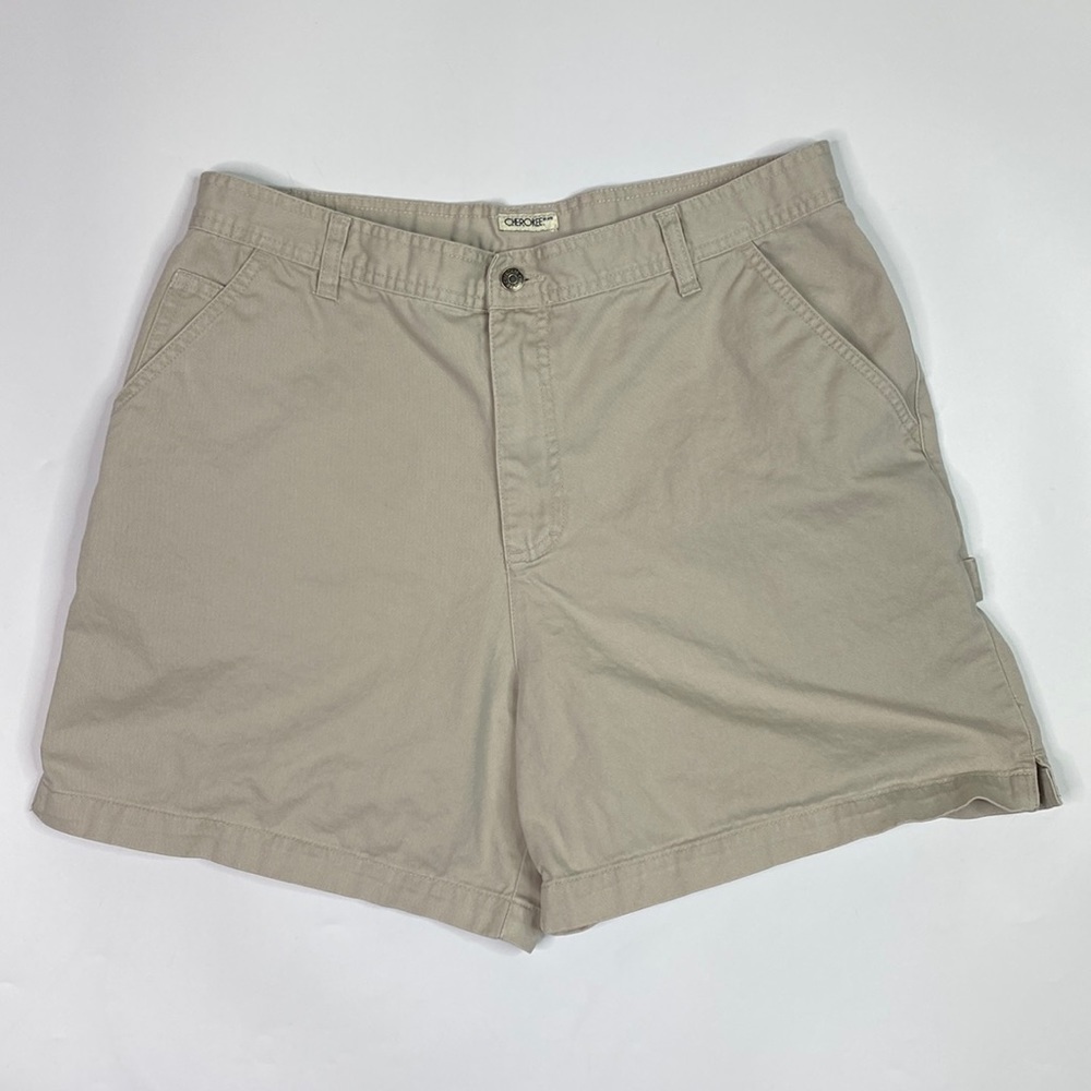 Vintage Cherokee Khaki Carpenter Shorts Size 14